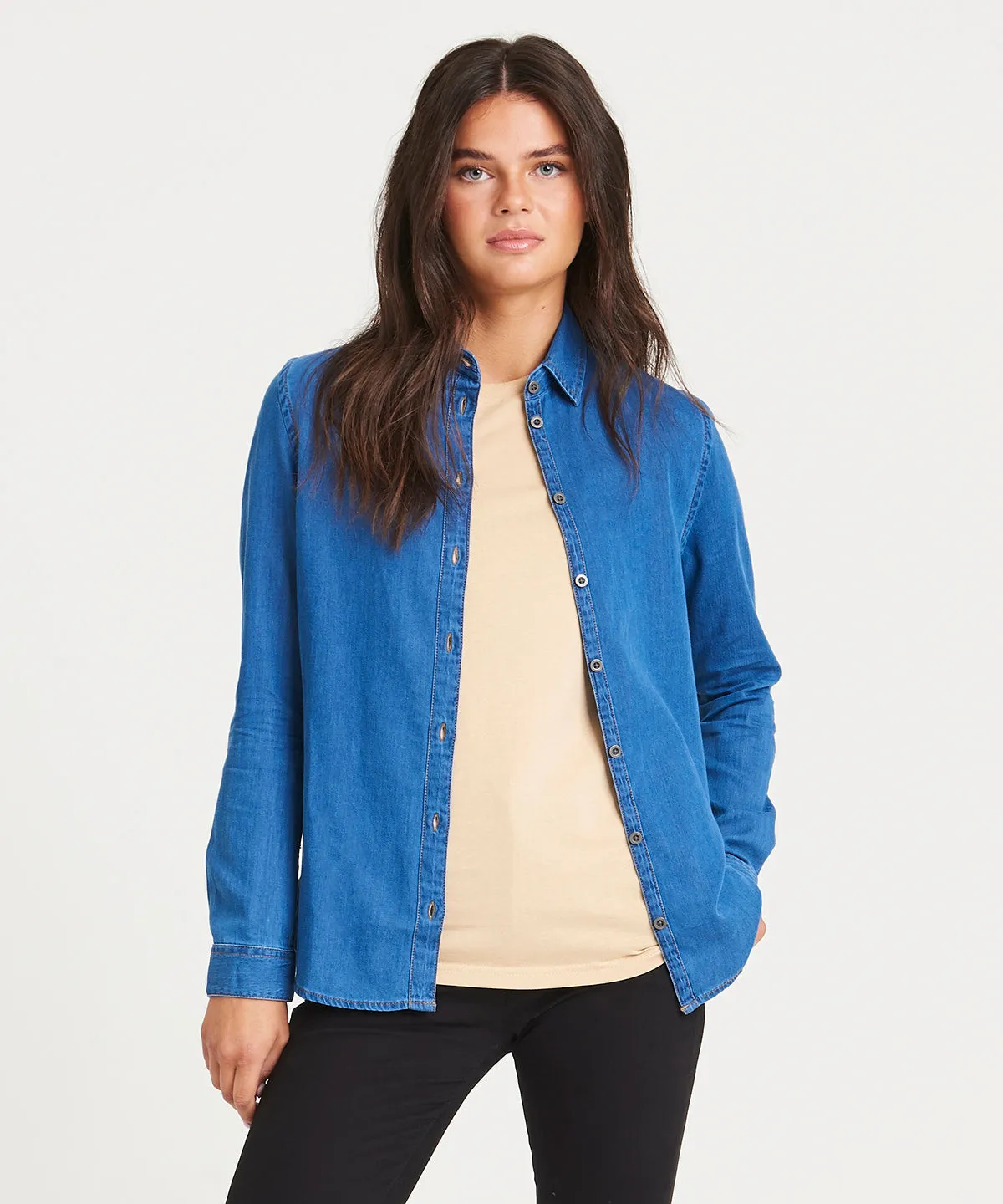 Black - Women's Lucy denim shirt