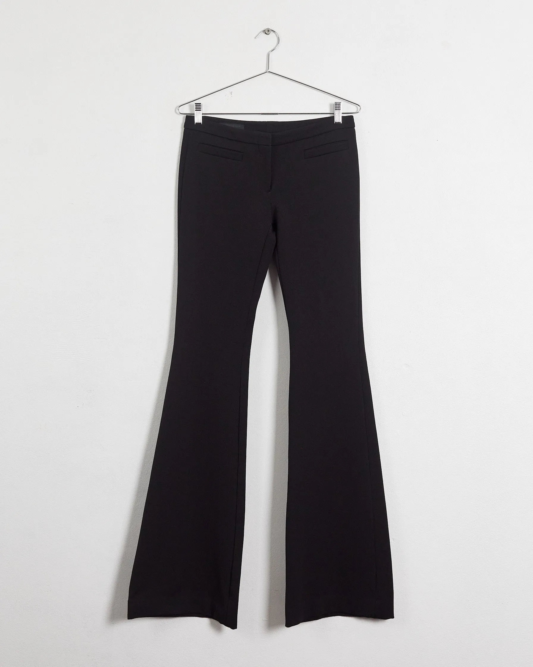 Burberry Prorsum fall '11 low waist, fit-n-flare pants, black, 8