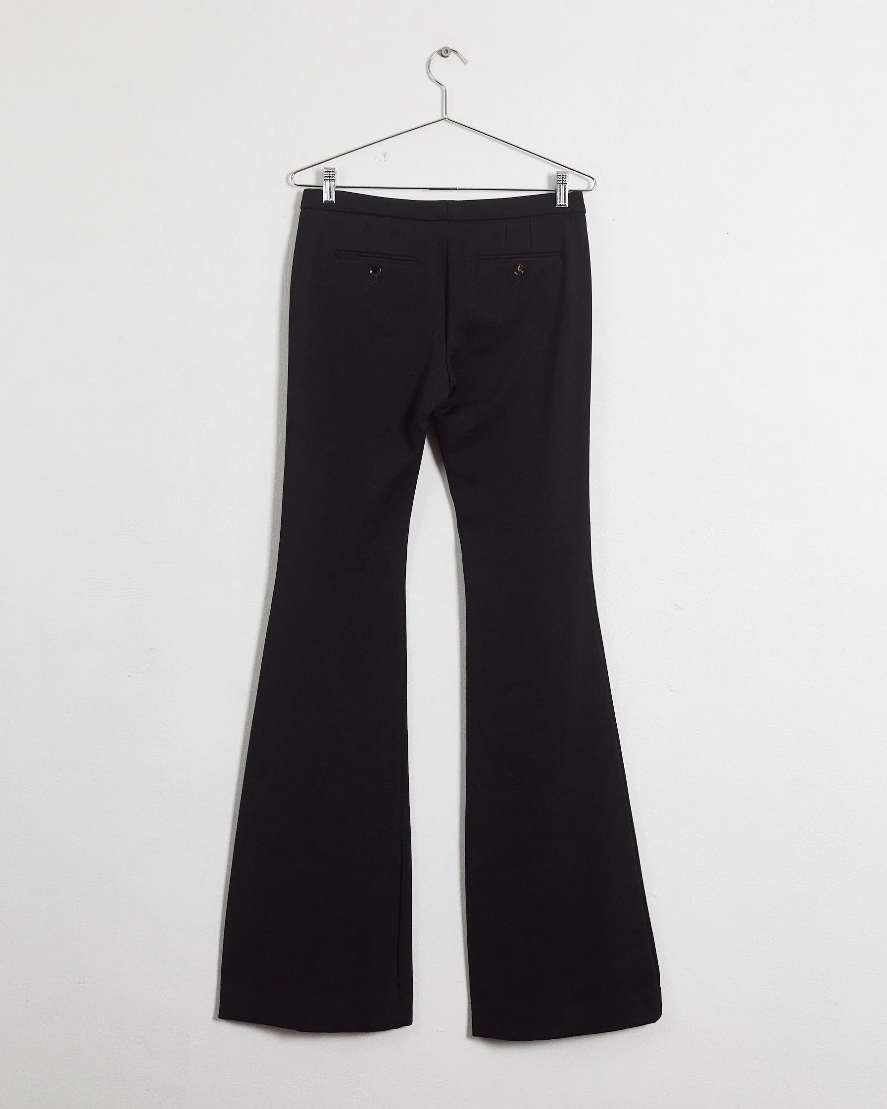 Burberry Prorsum fall '11 low waist, fit-n-flare pants, black, 8