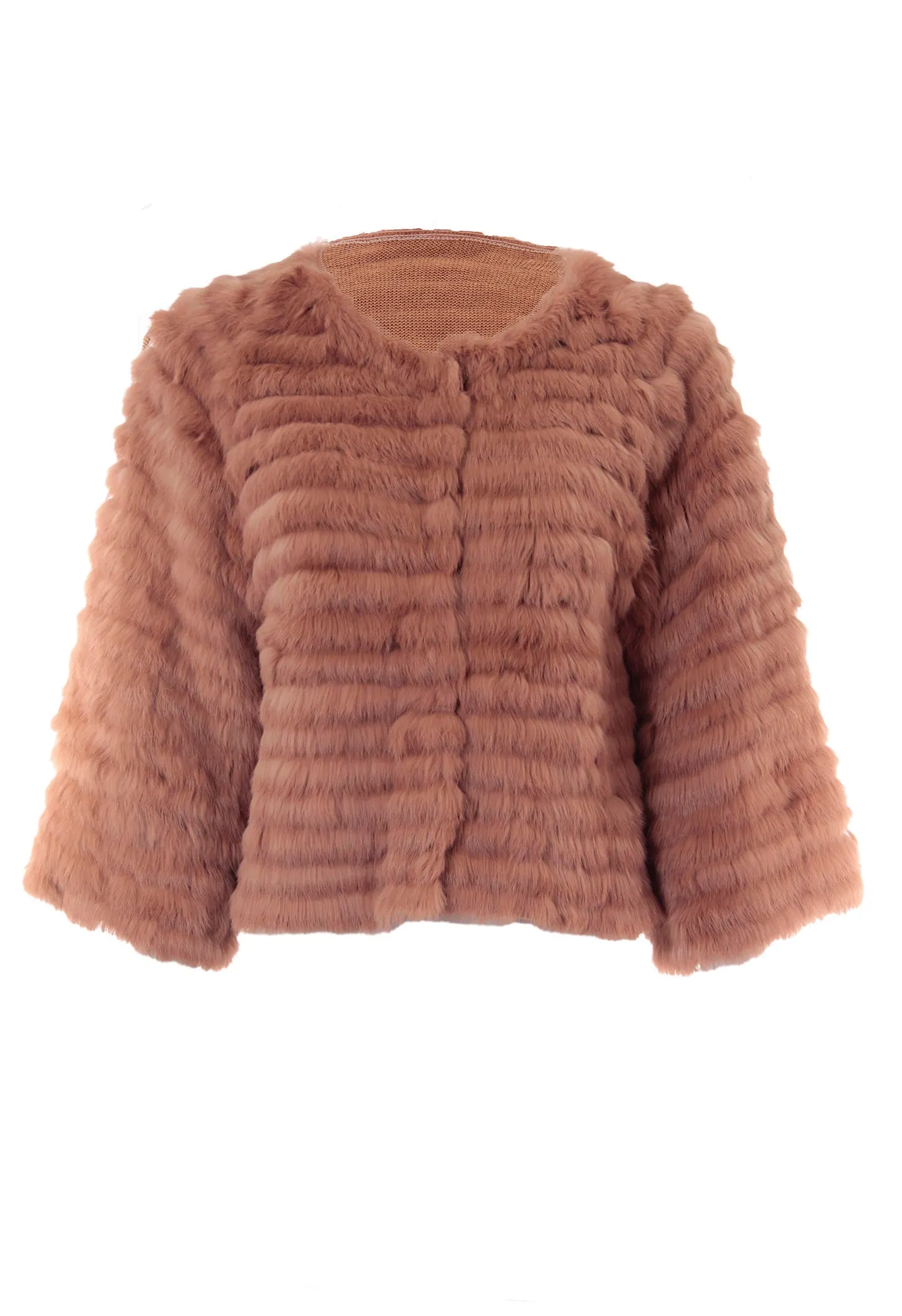 Cropped Fur Jacket