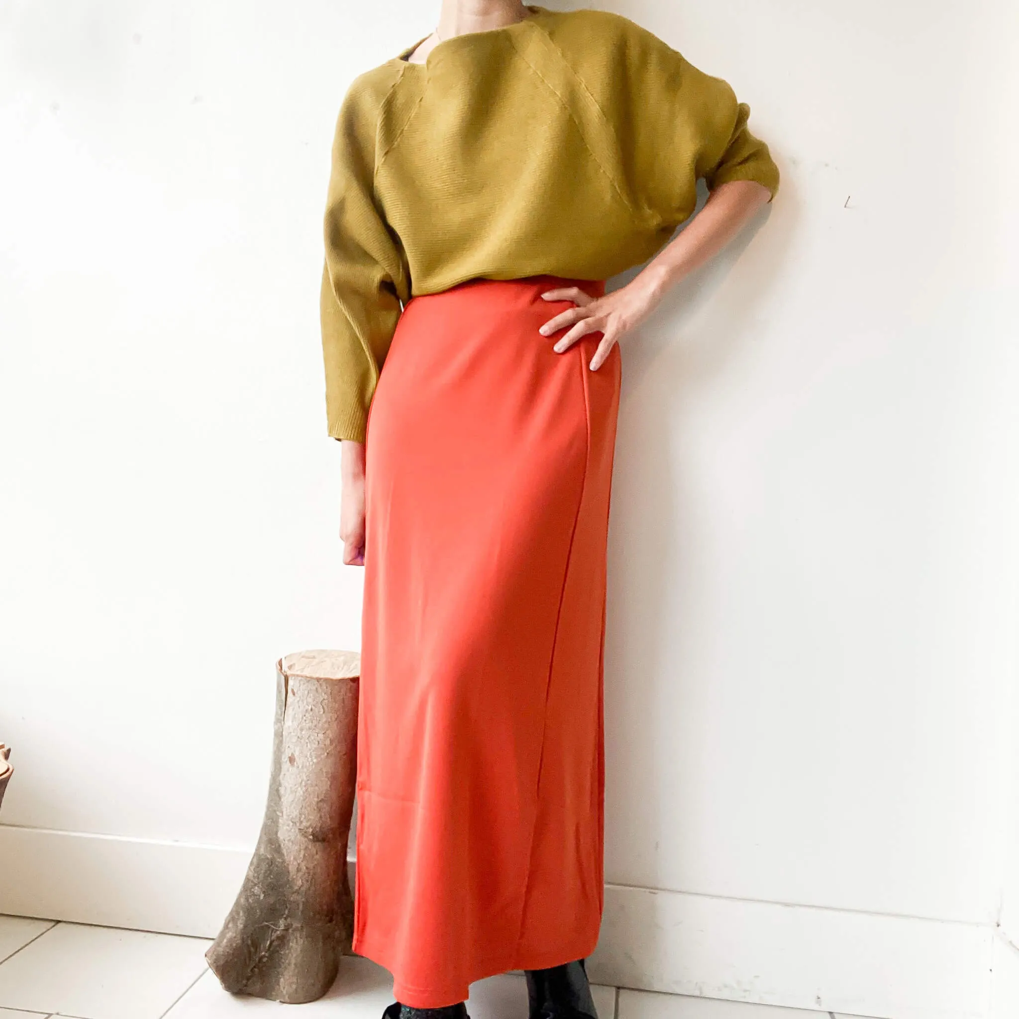 Deep Thanks | Colour Straight Skirt