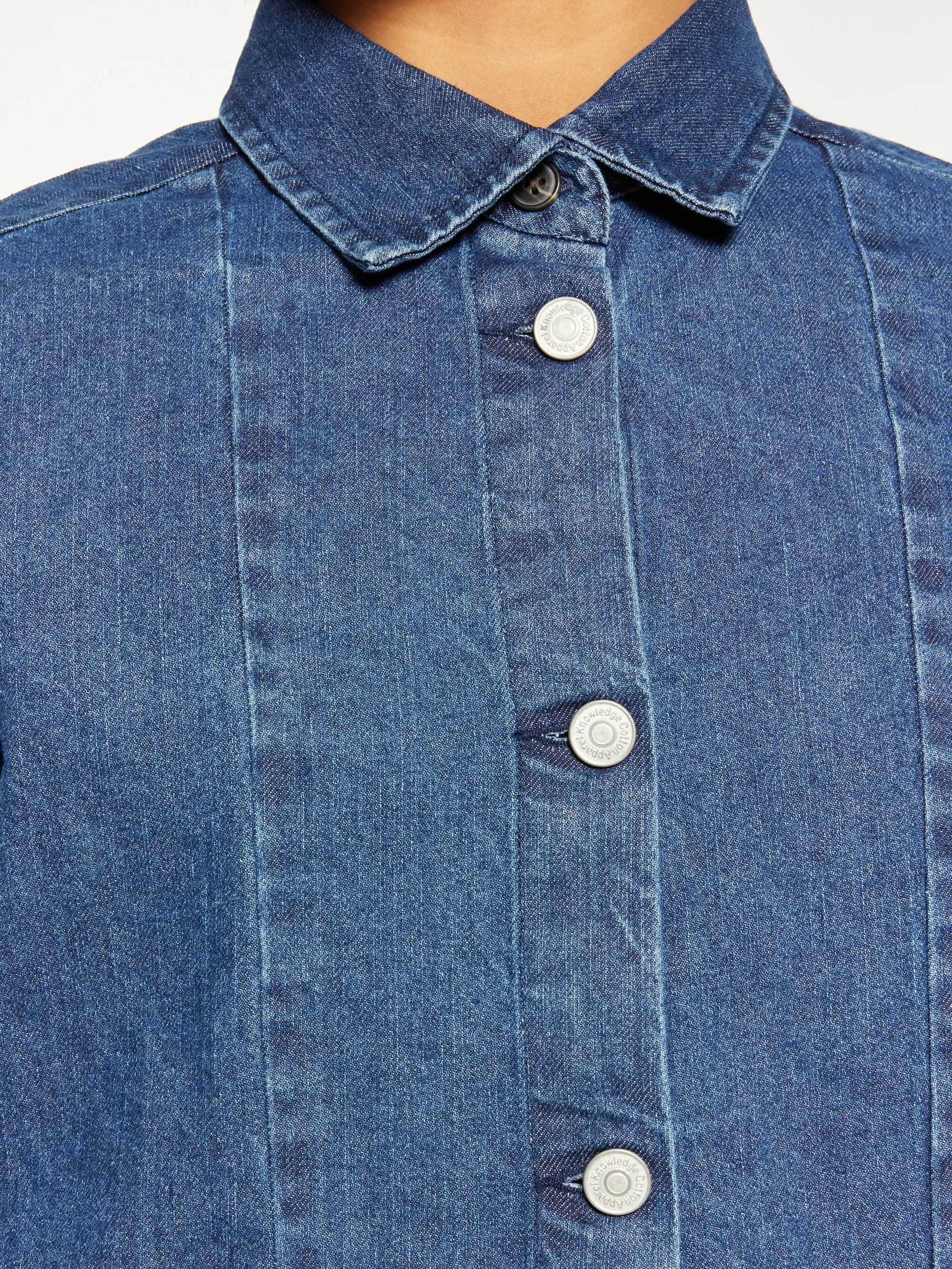 Denim shirt - GOTS/Vegan - Dark Blue denim