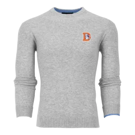 Denver Broncos Tomahawk Cashmere Crewneck Sweater