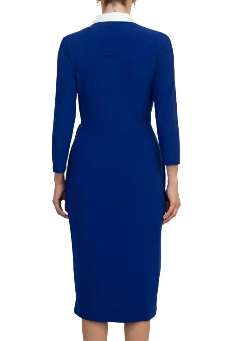 Evan Picone Women's 3/4 Sleeve Midi Wrap Dress