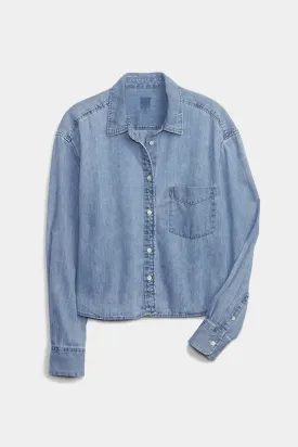 Gap - Denim Crop Shirt