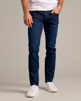 Indigo Rinse Slim Authentic Denim Jeans