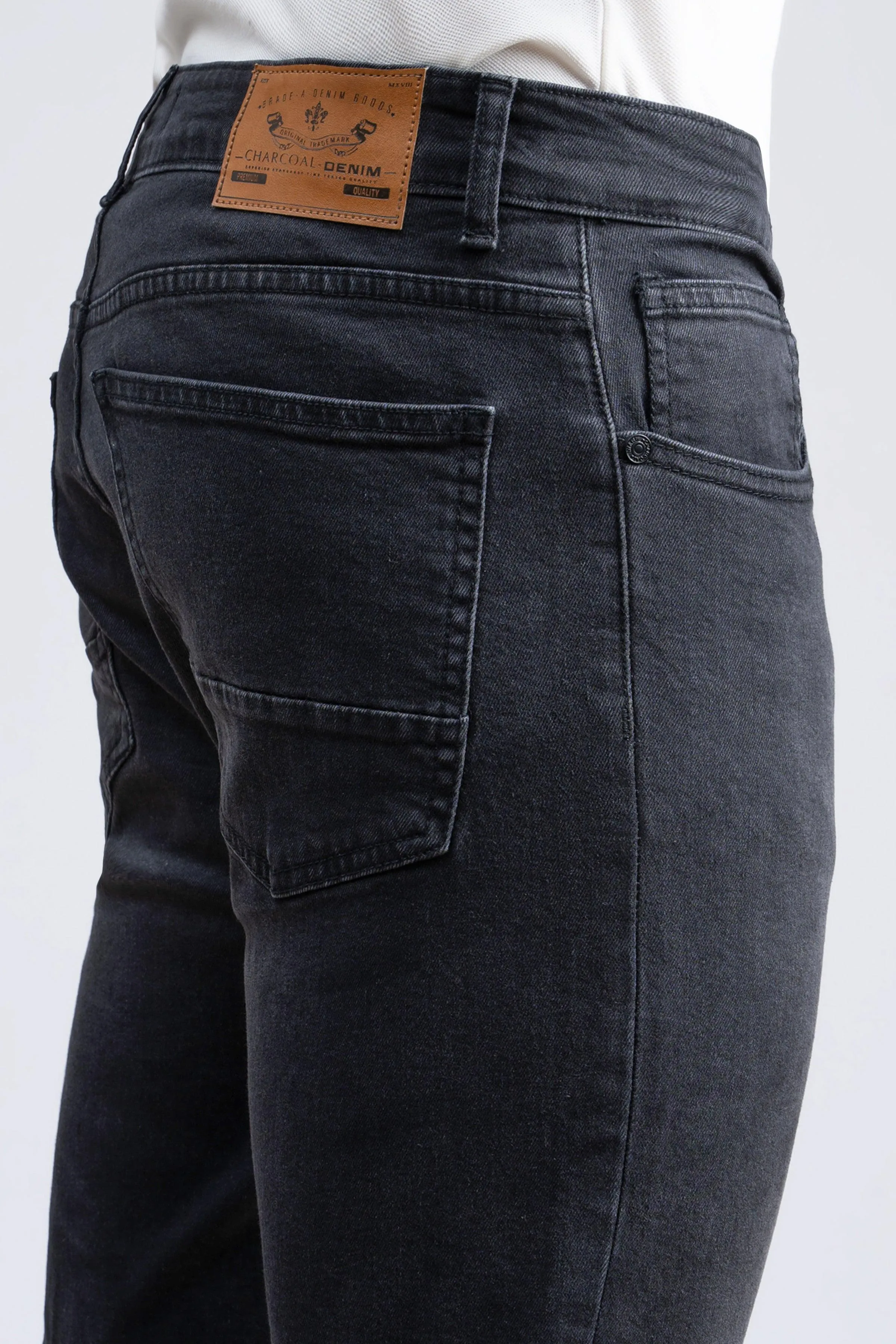 JEAN SLIM LEG DARK GREY