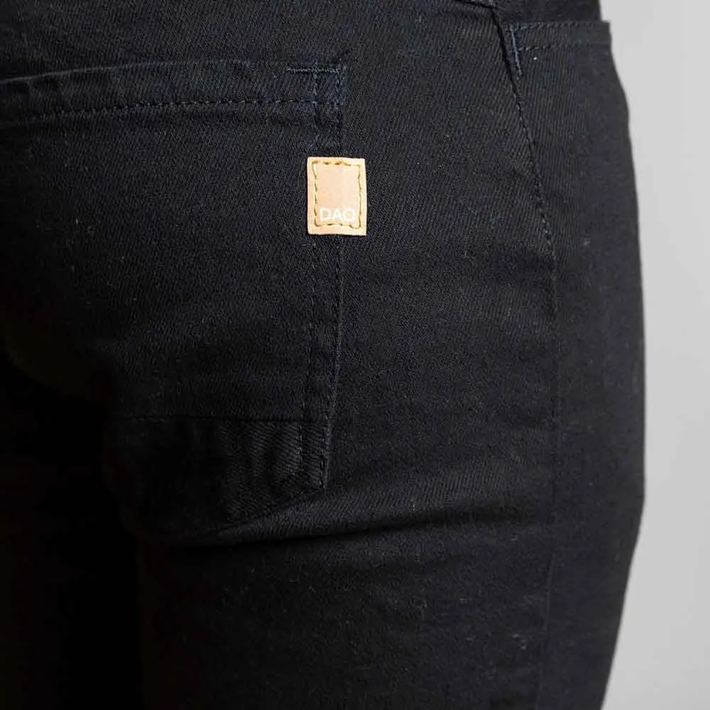 Jeans Paul confort noir coupe demi-slim