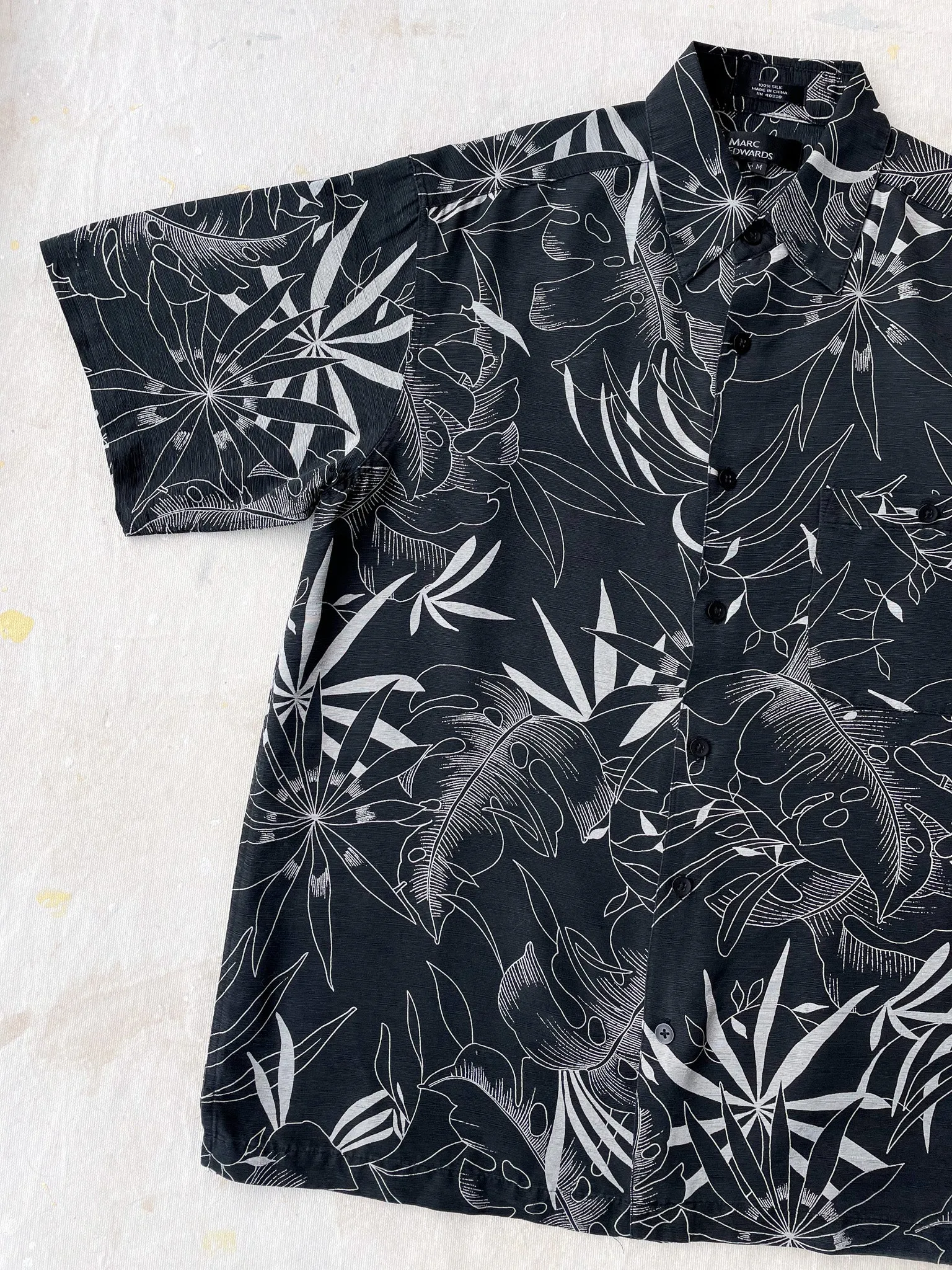 Marc Edwards Silk Aloha Shirt—[M]