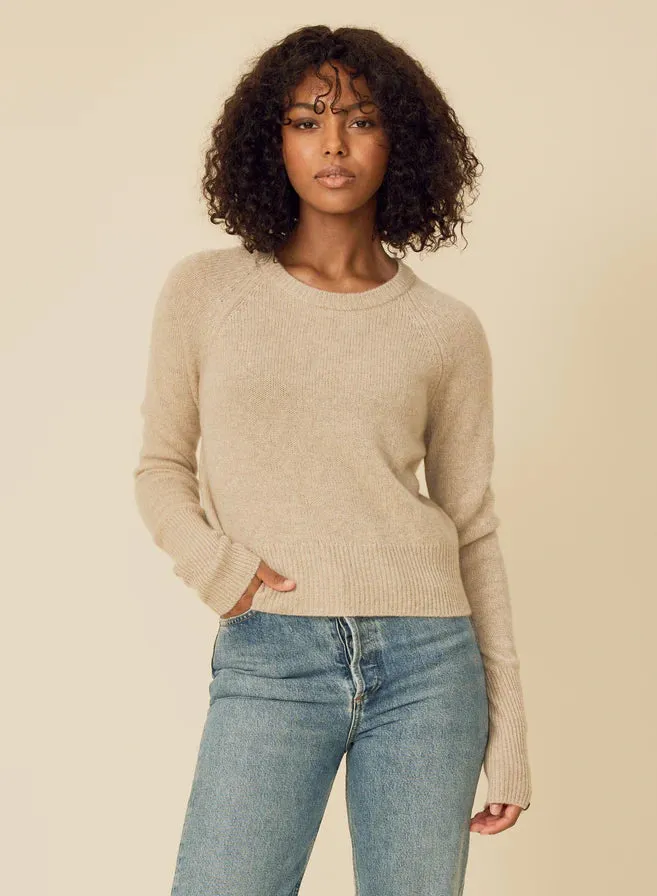 One Grey Day Blakely Cashmere Crewneck