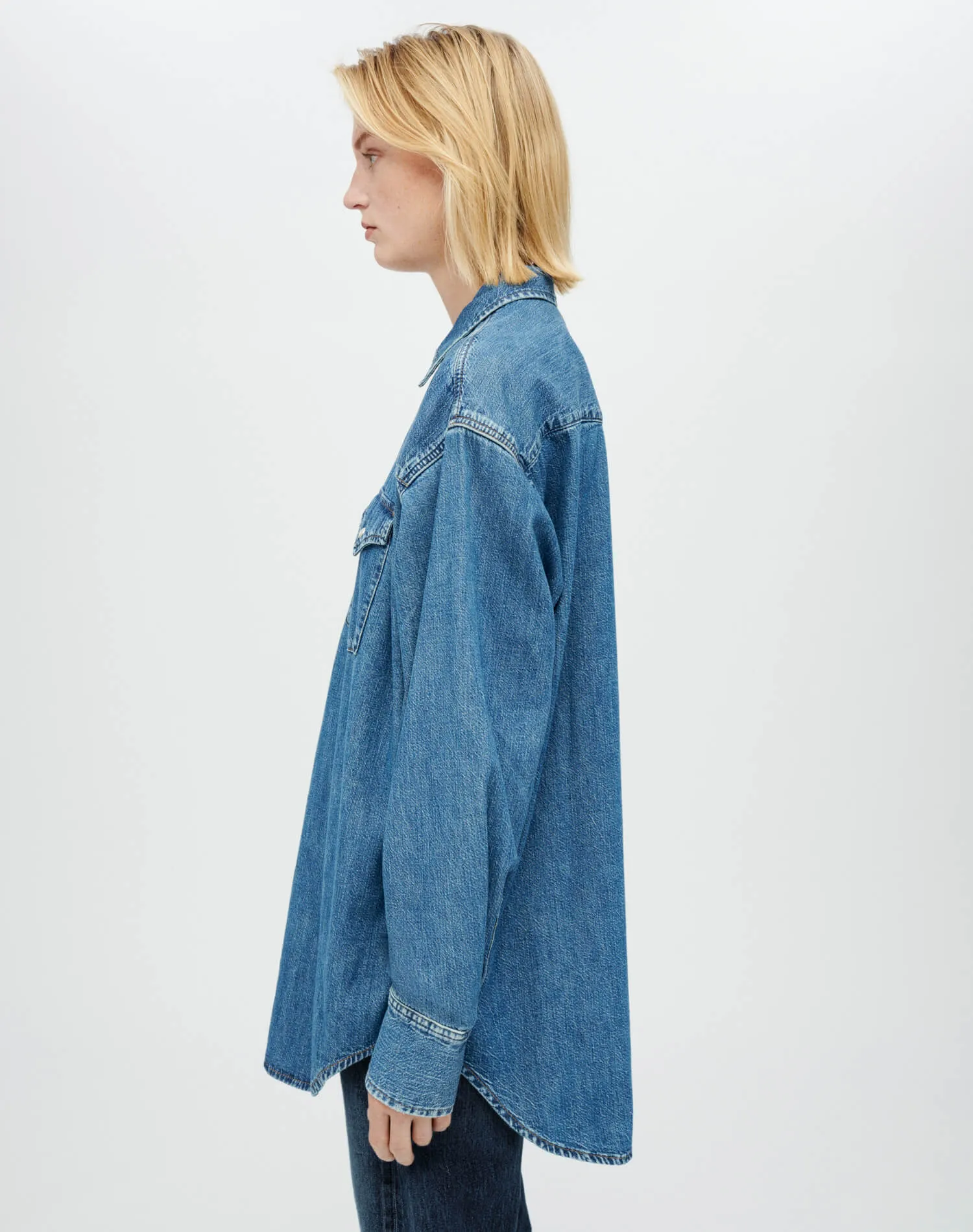 Oversized Western Shirt - Heritage Medium