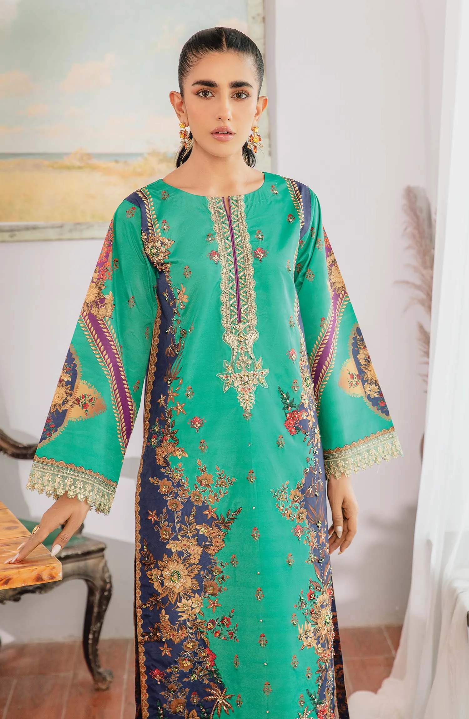 Parisa By Emaan Adeel Unstitched 3 Piece Luxury Winter Collection'2024-Florida