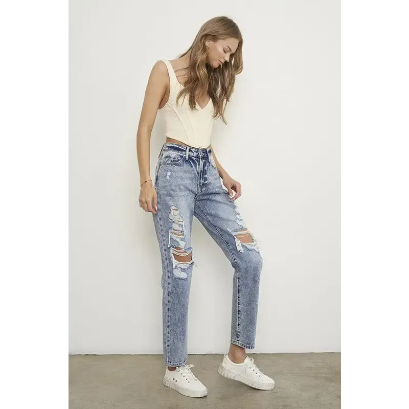 Slim Boyfriend Jeans