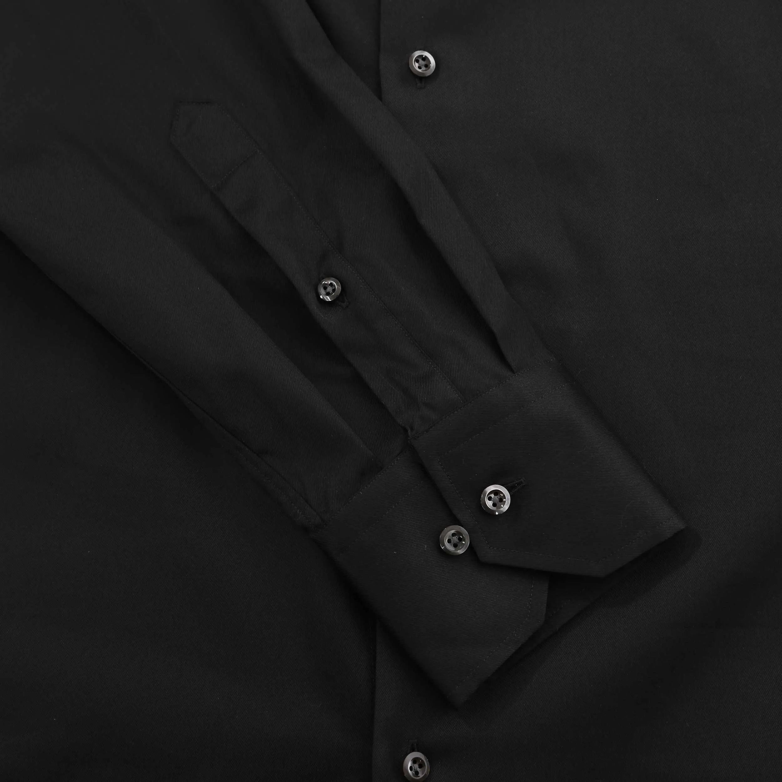 Stenstroms Fitted Body Shirt in Black