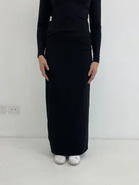 STRAIGHT COTTON SKIRT