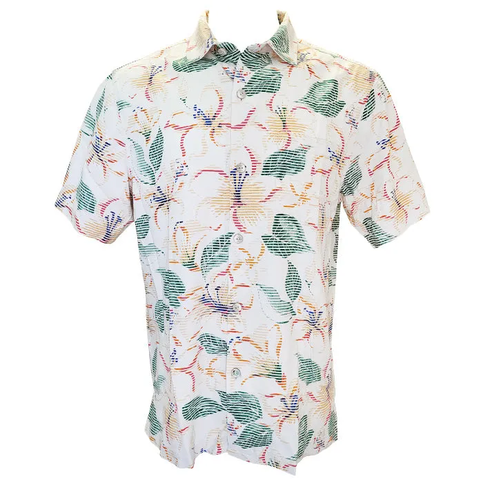 Tommy Bahama Hibiscus Haven Camp Shirt - Continental