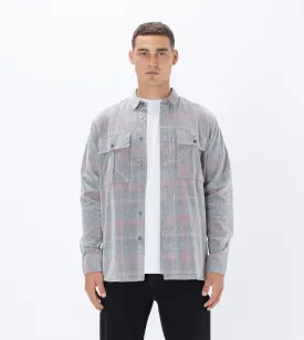 Work Cord LS Shirt Boysenberry/Black